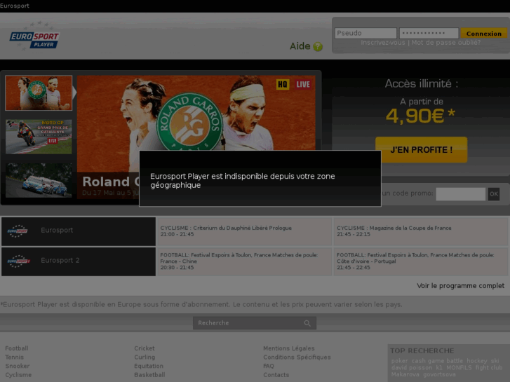 www.eurosportplayer.fr