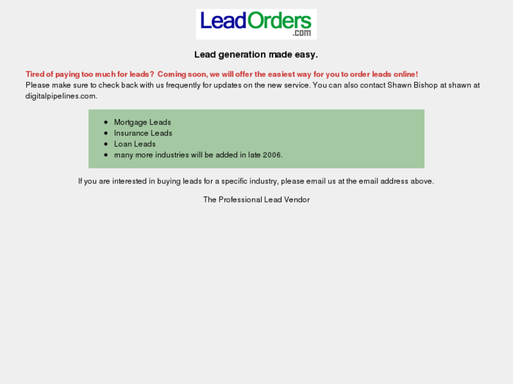 www.leadorders.com