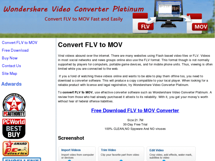 www.convertflvtomov.net