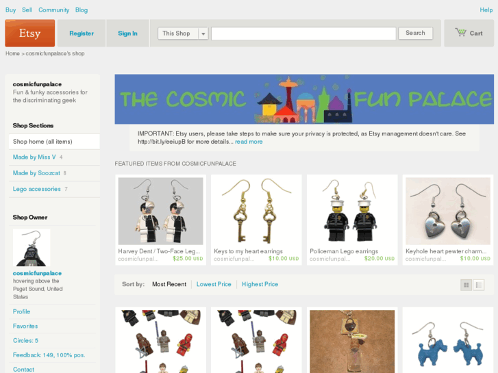www.cosmicfunpalace.com