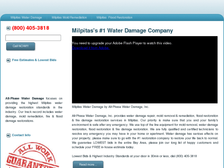 www.milpitaswaterdamage.info