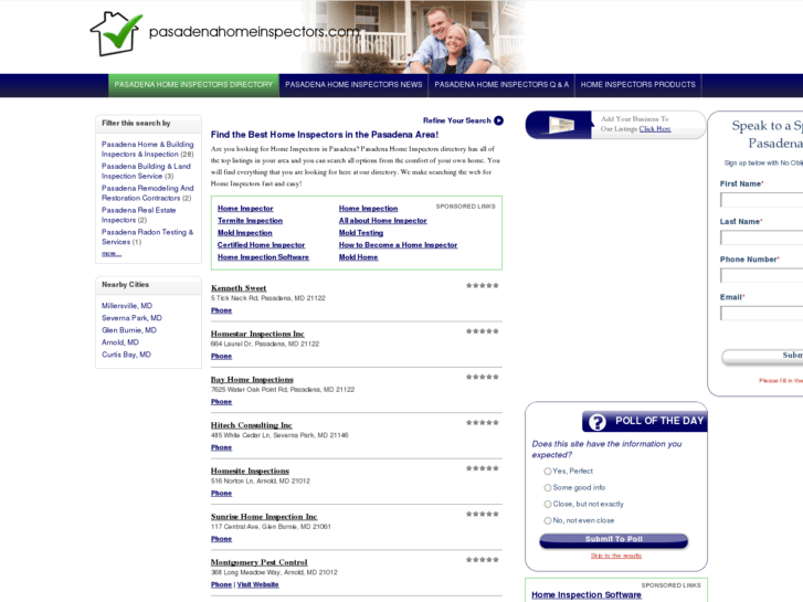 www.pasadenahomeinspectors.com