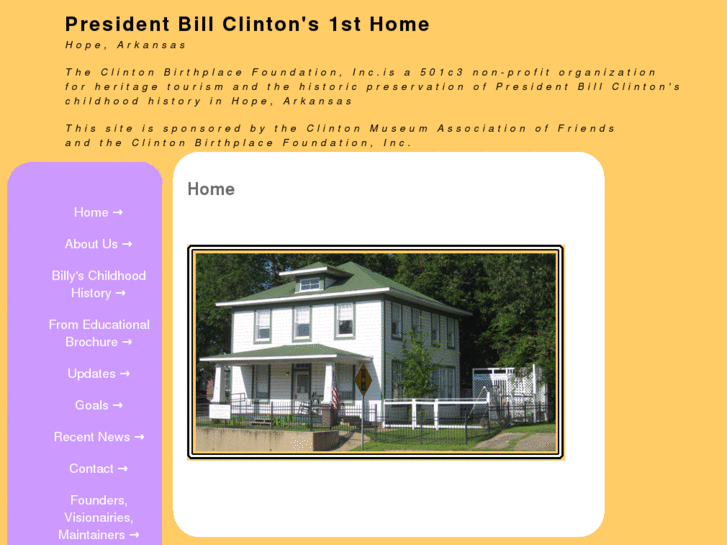 www.clintonchildhoodhomemuseum.com