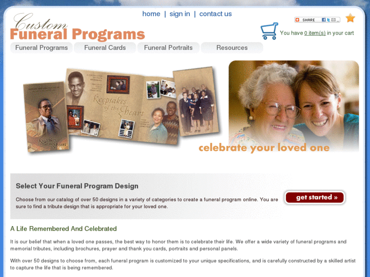 www.customfuneralprograms.com