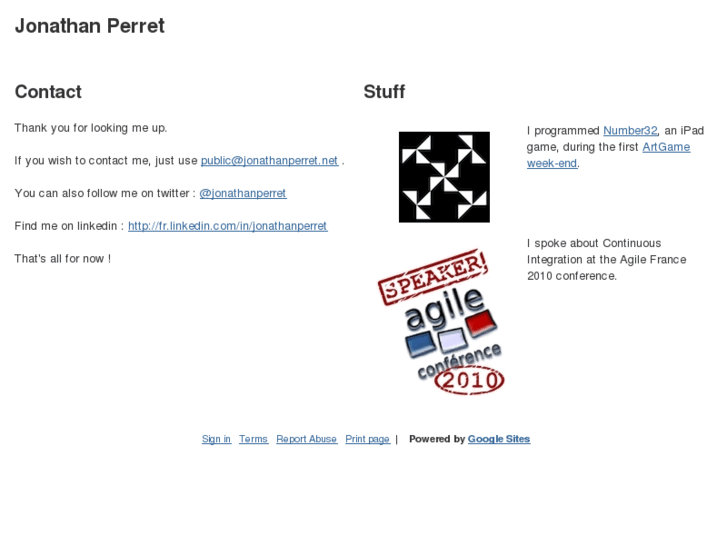 www.jonathanperret.net