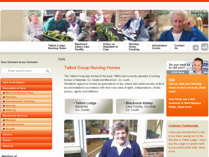 www.talbotnursinghomes.com