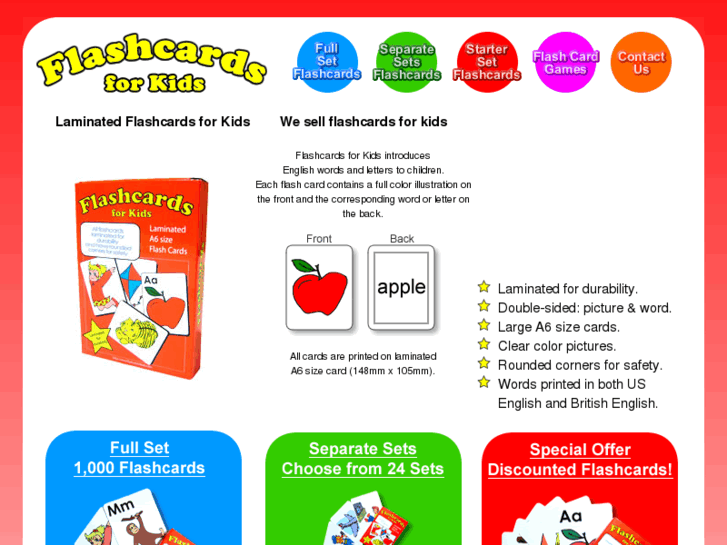 www.flashcards4kids.com