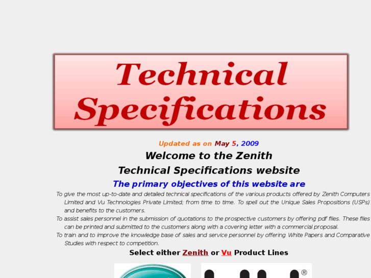 www.zenith-techspecs.com