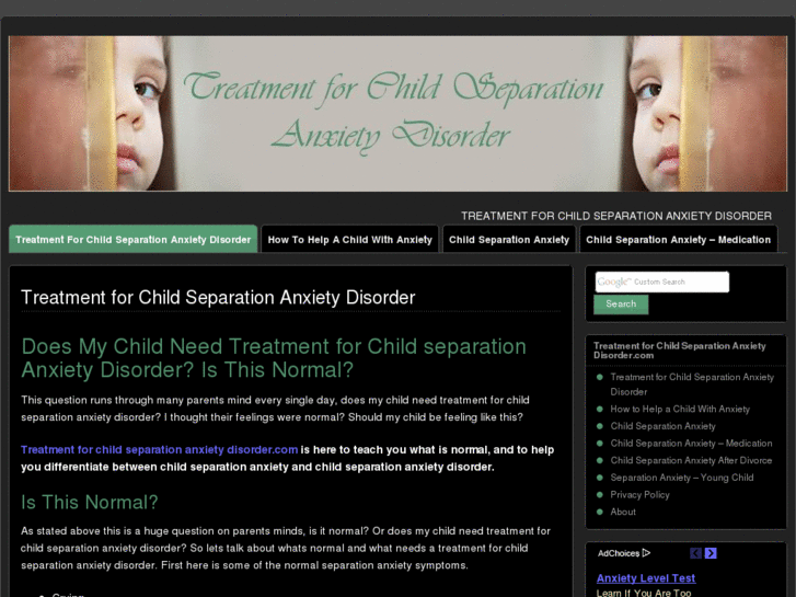 www.treatmentforchildseparationanxietydisorder.com
