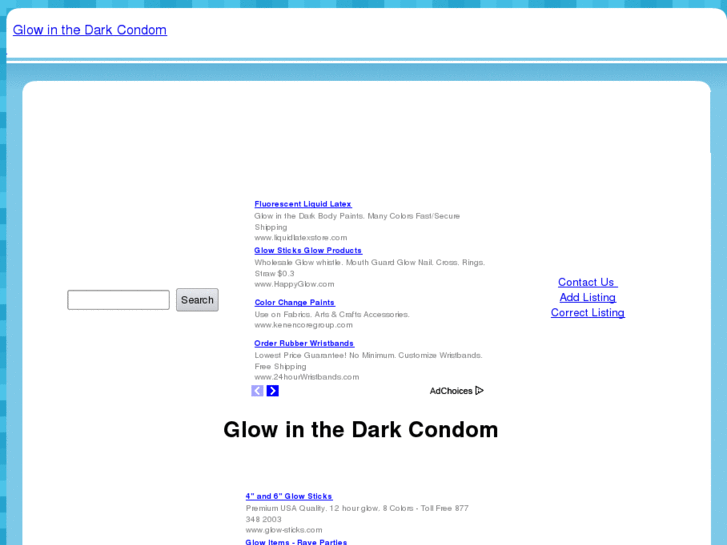www.glowinthedarkcondom.com