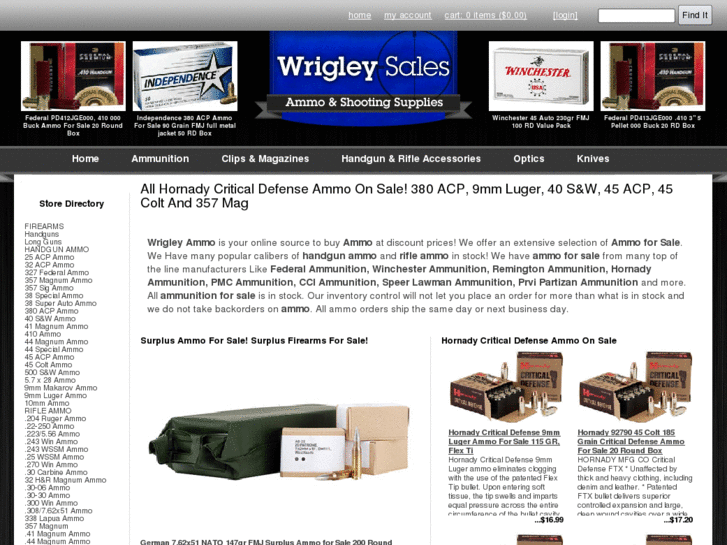 www.wrigleyammo.com
