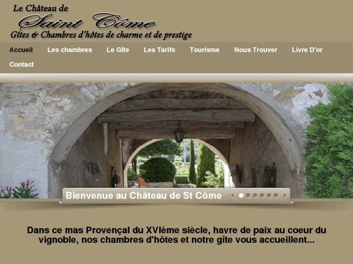 www.chateaudestcome.com