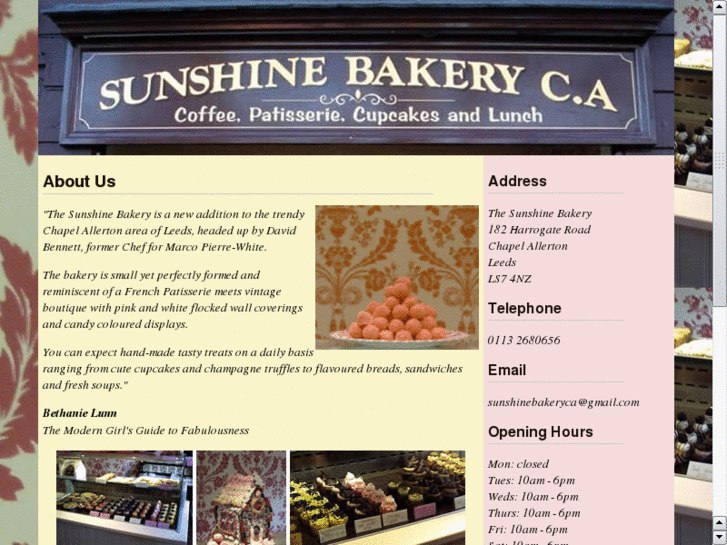 www.sunshinebakeryleeds.co.uk