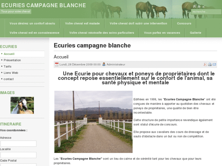 www.ecuriescampagneblanche.fr