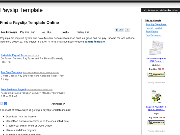 www.paysliptemplate.co.uk