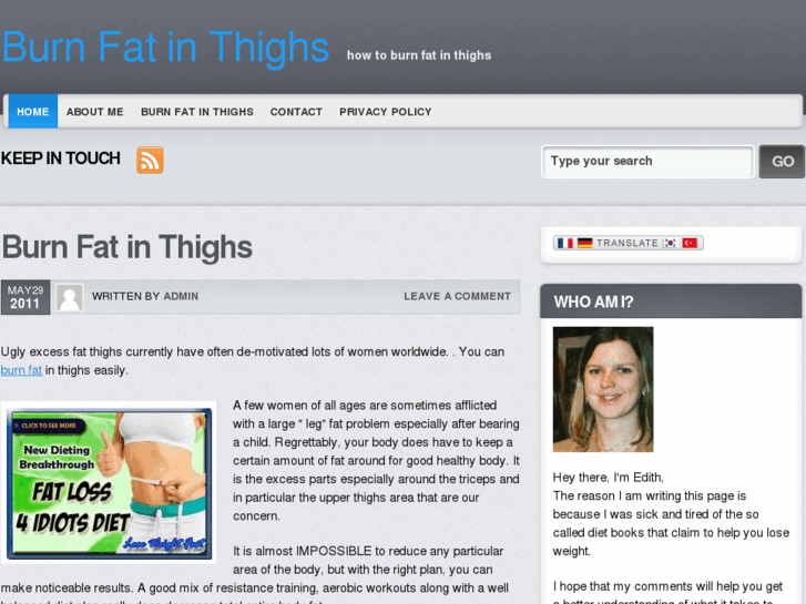 www.burnfatinthighs.com