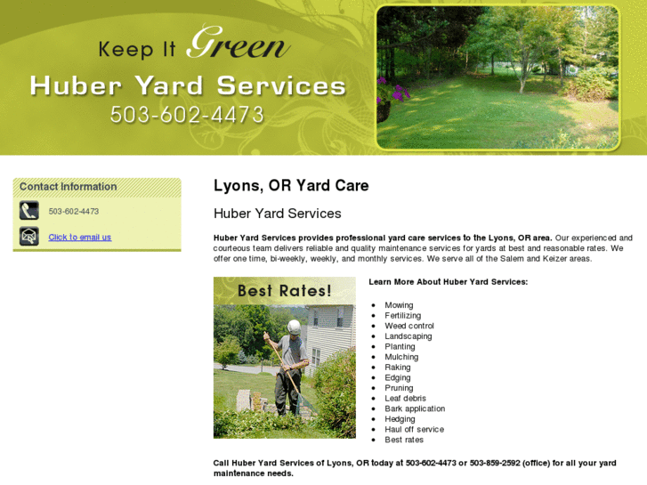 www.huberyardservices.com