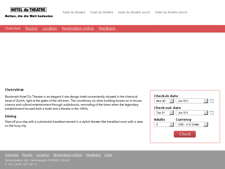 www.hoteldutheatrezurich.com
