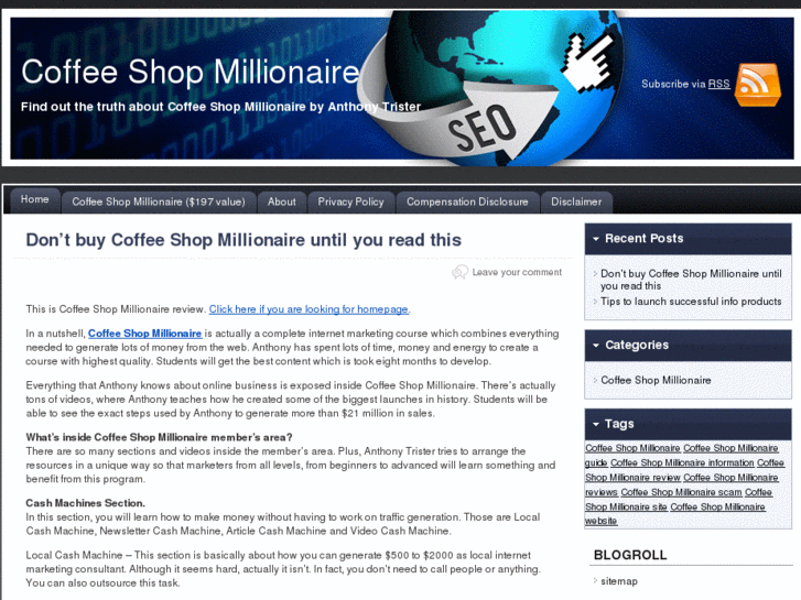www.coffeeshopmillionairea.com