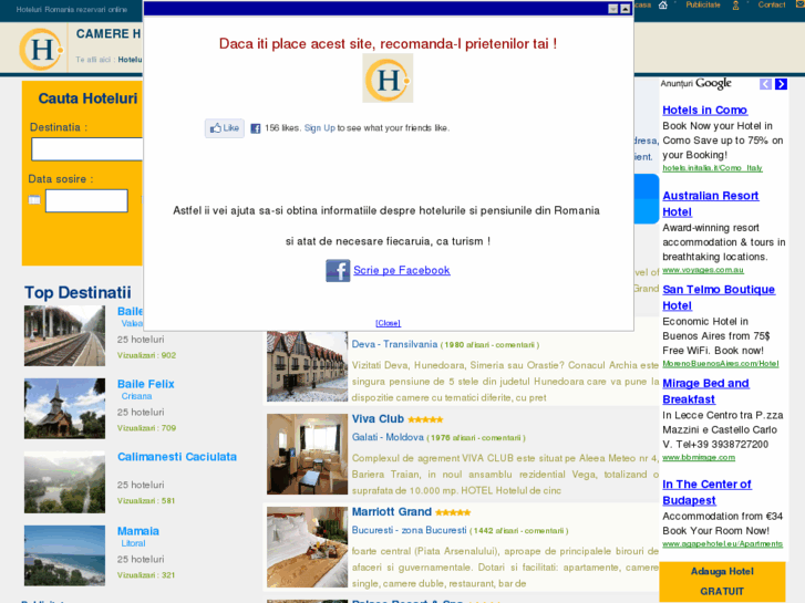 www.camerehotel.ro