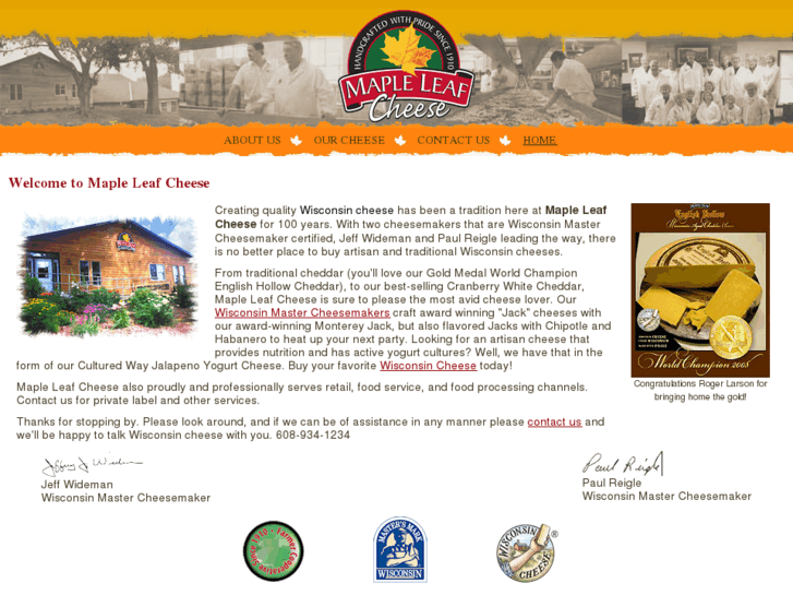 www.mapleleafcheese.com