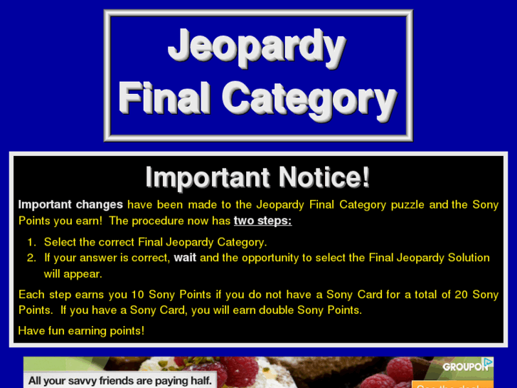 www.jeopardyfinalcategory.com