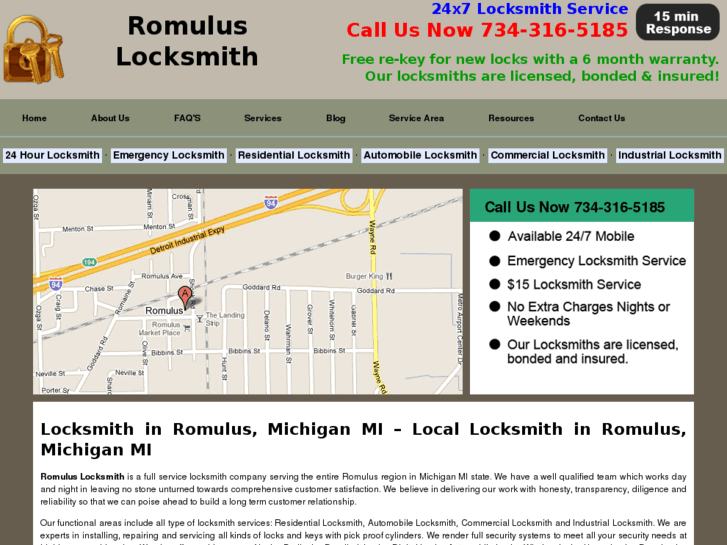 www.romulus734locksmith.com