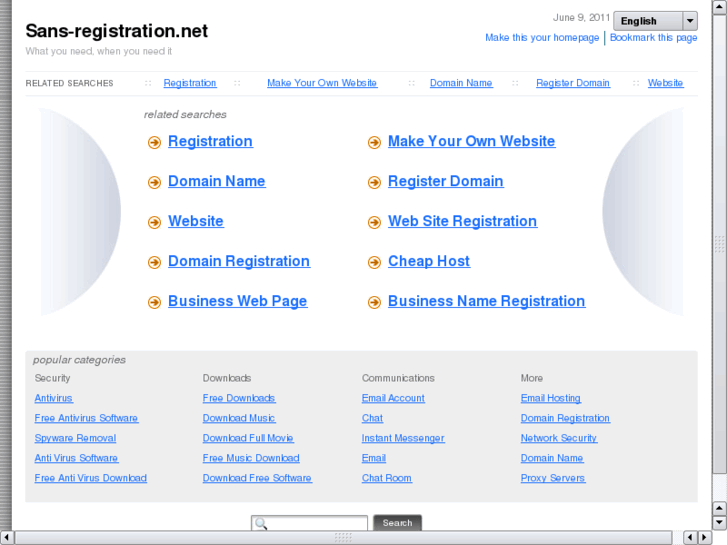 www.sans-registration.net