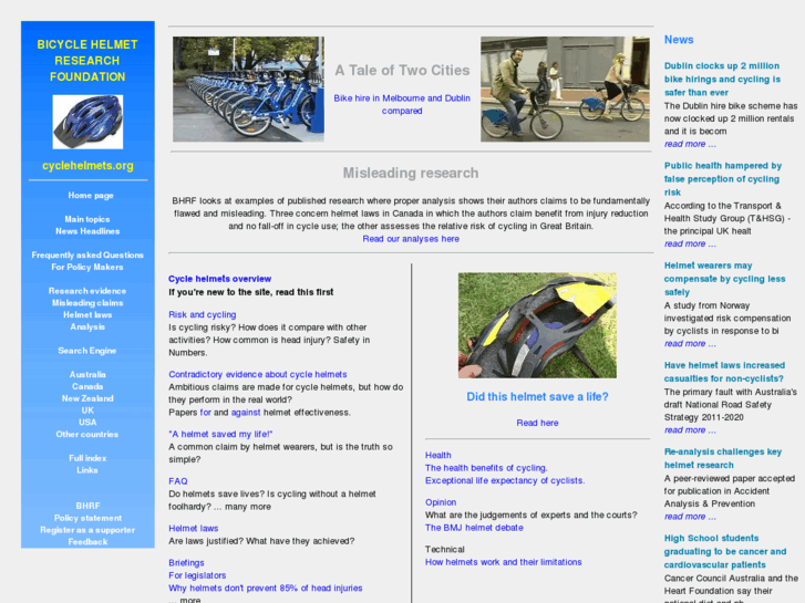www.cyclehelmets.org