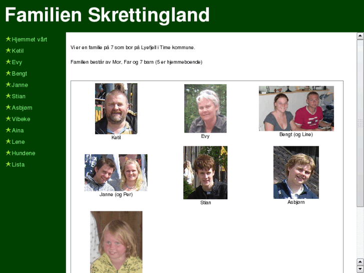www.skrettingland-family.com