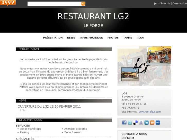 www.restaurant-leporge.com