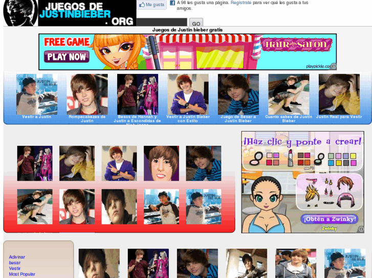 www.juegosdejustinbieber.org