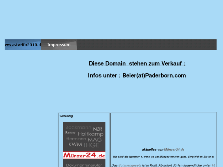 www.tarife2010.de