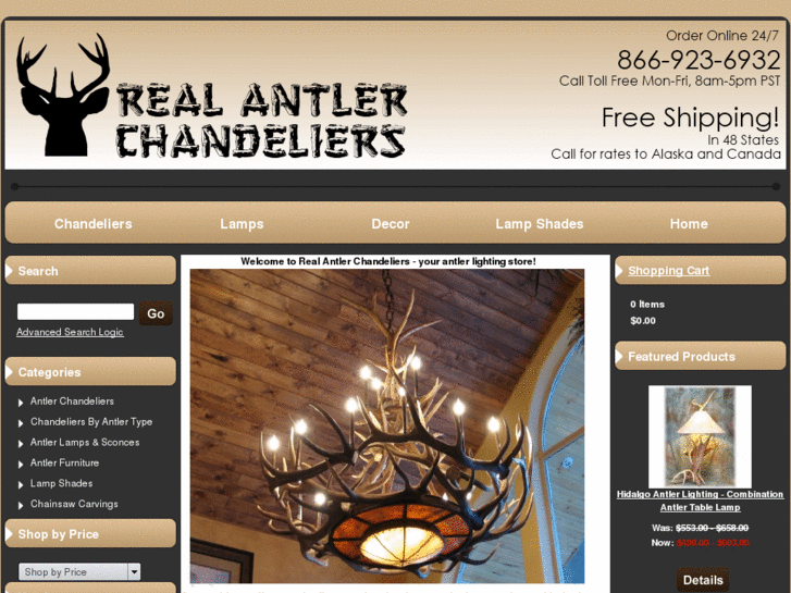 www.realantlerchandelier.com