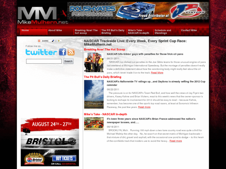 www.mikemulhernnascarnews.com