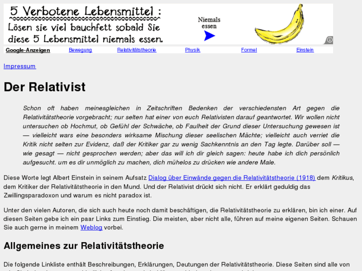 www.relativist.de