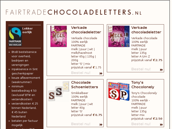 www.fairtradechocoladeletter.com