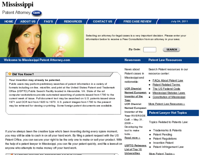 www.mississippipatentattorney.com
