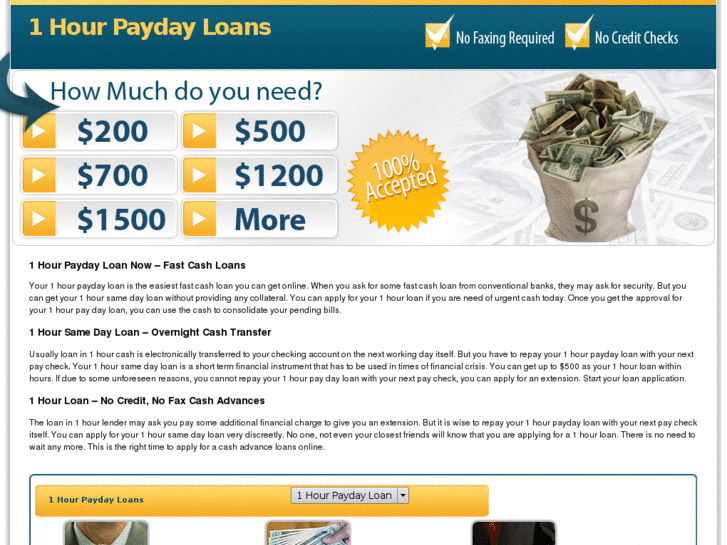 www.1hourpaydayloan.net