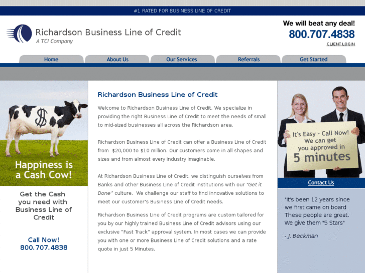 www.richardsonbusinesslineofcredit.com