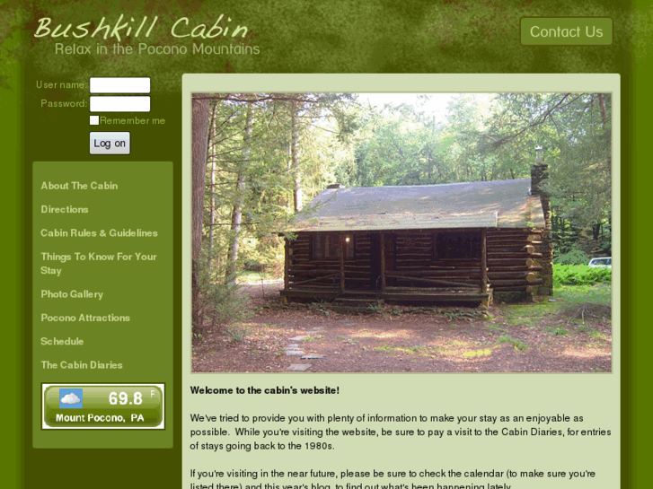 www.bushkillcabin.com