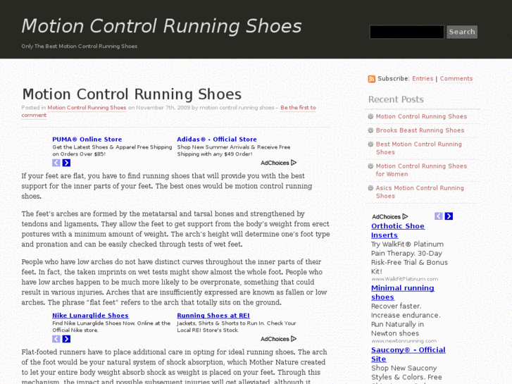 www.motioncontrolrunningshoes.net
