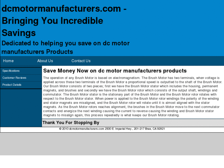 www.dcmotormanufacturers.com