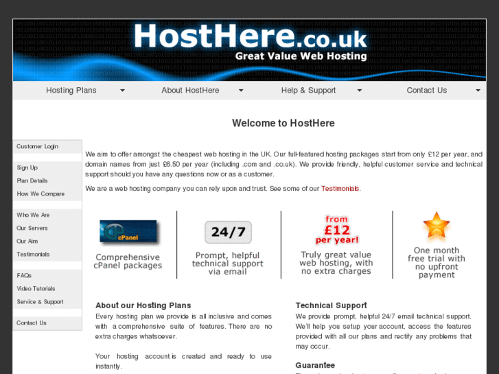 www.hosthere.co.uk