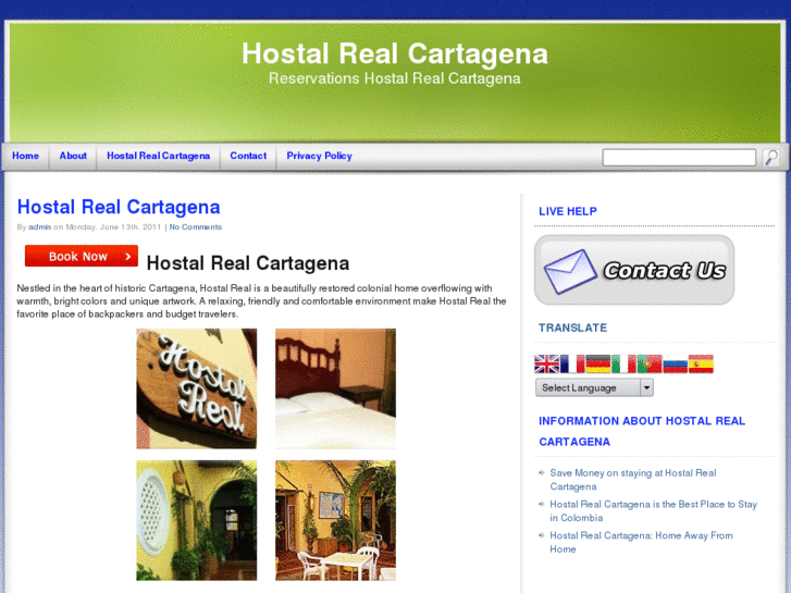 www.hostalrealcartagena.com