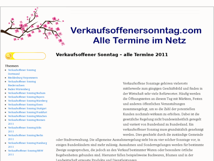 www.verkaufsoffenersonntag.com