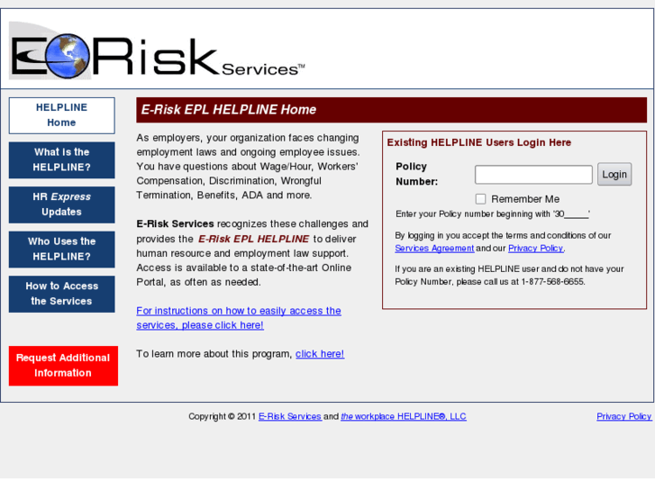 www.eriskhrhelpline.com
