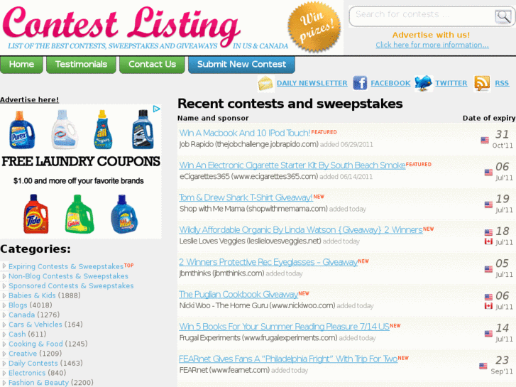 www.contestlisting.com