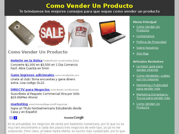 www.comovenderunproducto.com