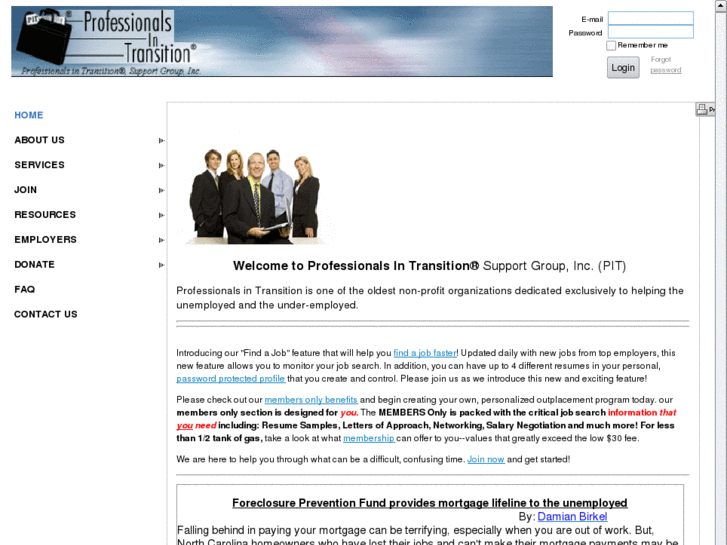 www.professionalsintransition.com